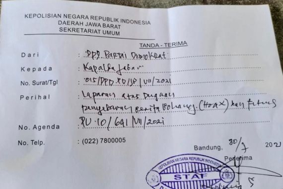 DPD Demokrat Jabar Melaporkan Wamendes Budi Arie Setiadi ke Polda, Ini Alasannya - JPNN.COM