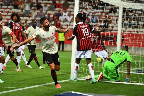 Olivier Giroud Cetak Gol dalam Debut Bersama AC Milan - JPNN.COM