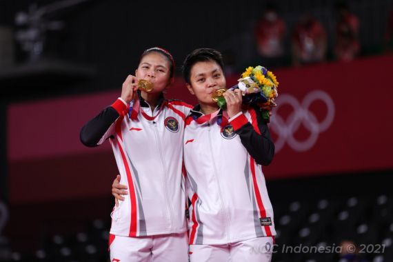 Begini Perasaan Greysia Polii/Apriyani Rahayu Usai Bawa Pulang Medali Emas Olimpiade Tokyo - JPNN.COM