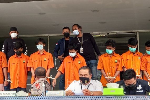 Terlibat Tawuran, 9 Anggota Geng Motor Enjoy Mabes Ditangkap Polisi - JPNN.COM