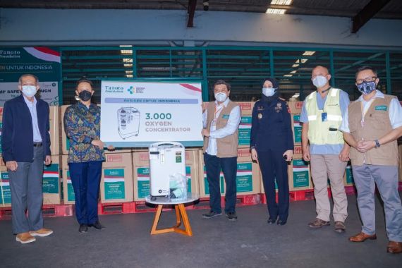 Selamatkan Pasien Covid-19, Tanoto Donasikan 3 Ribu Konsentrator Oksigen ke Kemenkes - JPNN.COM