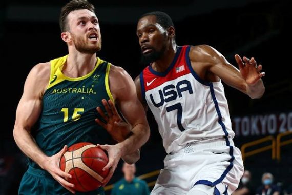 Basket Olimpiade Tokyo: Sempat Tertinggal, Amerika Serikat Bangkit dan Pukul Australia di Semifinal - JPNN.COM