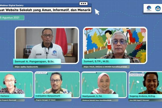 Kemkominfo-Kemendikbudristek Ajak Sekolah Buat Website Aman, Informatif, dan Menarik - JPNN.COM