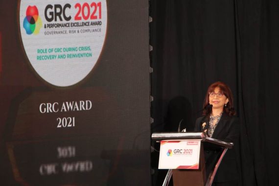 19 Perusahaan BUMN Raih Penghargaan GRC & Performance Exellence Award 2021 - JPNN.COM