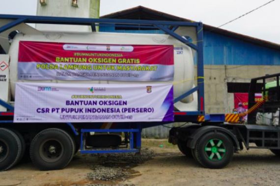 Pupuk Indonesia Salurkan Bantuan Oksigen Sebanyak 286 Ton ke Berbagai Daerah - JPNN.COM