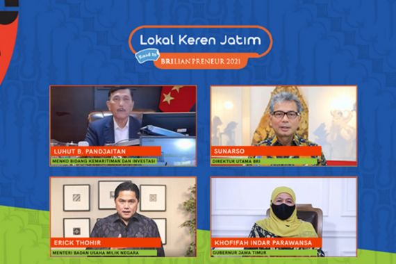Bangkitkan UMKM Lewat Lokal Keren Jatim, BRI Tuai Pujian dari Menko Luhut - JPNN.COM