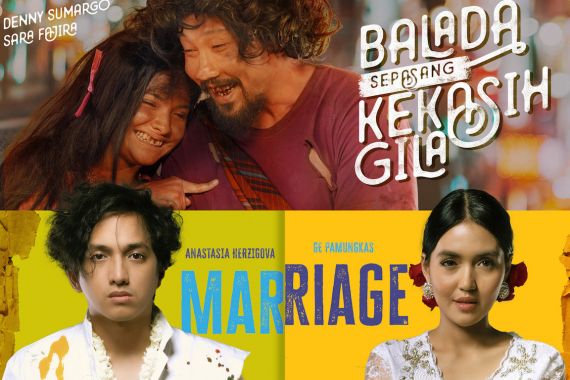 Film Balada Sepasang Kekasih Gila, Pesan di Balik Awan dan Marriage Tayang Bulan Ini - JPNN.COM