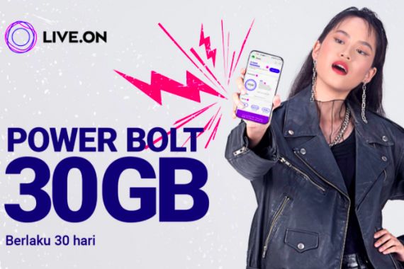 Ada Paket Internet dari Live On untuk WFH, Power Bolt 30GB - JPNN.COM