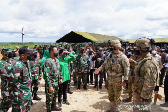 Tinjau Latihan Bersama Garuda Shield, Jenderal Andika Bangga dengan Prajurit TNI AD - JPNN.COM