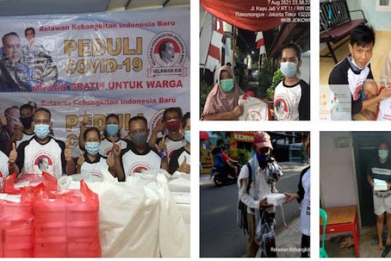 Sambut HUT ke-76 RI, Relawan KIB Jokowi Dorong Kepedulian Sosial - JPNN.COM