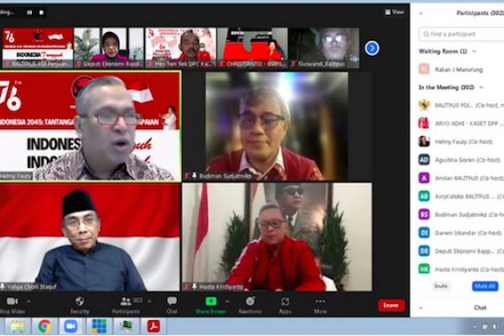Jelang HUT ke-76 RI, PDIP Gelar Webinar Indonesia 2045 - JPNN.COM