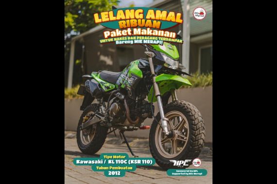 Usai Dapat Jersei Mat Halil, Dinar Wahyu Menang Motor Trail Senilai Rp 120 Juta - JPNN.COM