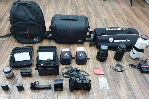 Modus Rekrut Asisten Fotografer, Nuzul Gondol 2 Set Kamera Senilai Rp 150 Juta - JPNN.COM