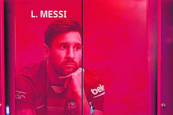 Messi Tinggalkan Satu Barang Berharga di Ruang Ganti Barcelona - JPNN.COM