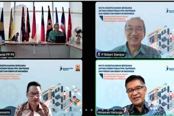 Persatuan Insinyur Indonesia dan Kementerian PPN/Bappenas Bekerja Sama Membangun Ibu Kota Negara - JPNN.COM