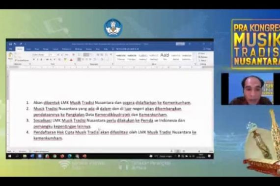 Musik Tradisi Nusantara akan Masuk Pangkalan Data Kemendikbudristek dan Kemenkumham - JPNN.COM