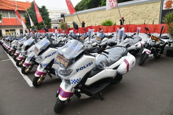 Korlantas Polri Kirim 51 Kendaraan untuk Kawal PON Papua, Ada Yamaha Nmax - JPNN.COM