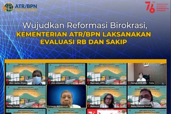 Berkomitmen Mewujudkan Reformasi Birokrasi, Kementerian ATR/BPN Evaluasi Nilai RB dan SAKIP - JPNN.COM