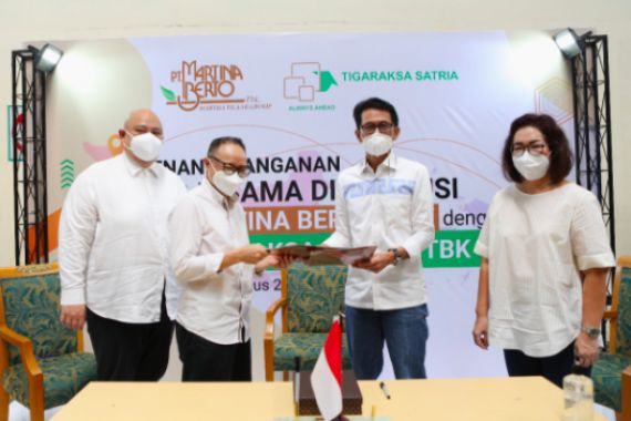 PT Martina Berto Memperluas Kerja sama dengan Tigaraksa Satria - JPNN.COM