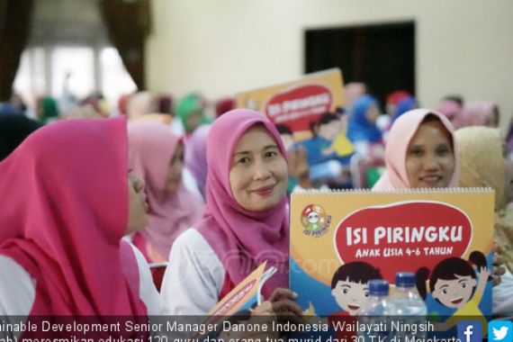 Danone Gelar Edukasi Gizi Lewat Program Isi Piringku di Jakarta Timur - JPNN.COM