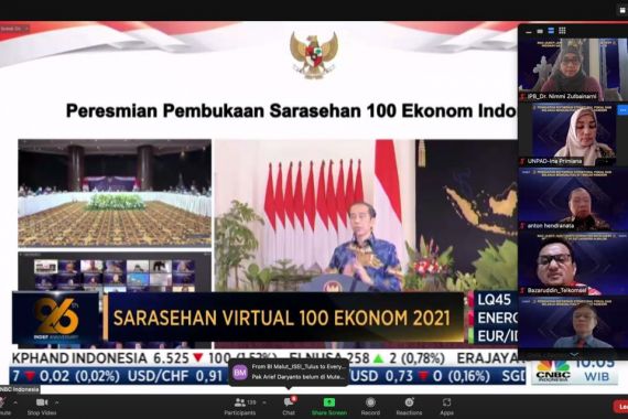 Buka Sarasehan 100 Ekonom Indonesia, Jokowi Tagih Kontribusi - JPNN.COM