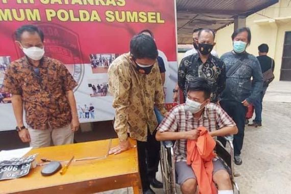 Bikin Resah Warga, Leviyansyah Tak Diberi Ampun, Kini Terduduk di Kursi Roda - JPNN.COM