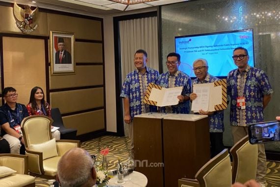 Garap Proyek ICE-2, Telin Gandeng Indosat Ooredoo Hutchison - JPNN.COM