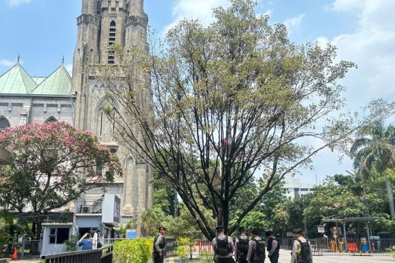 Begini Kondisi Gereja Katedral Menyambut Kedatangan Sri Paus Fransiskus - JPNN.COM