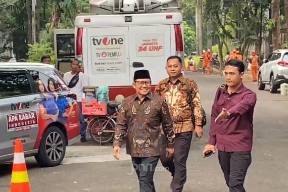 Dipanggil Prabowo ke Kertanegara, Cak Imin Tersenyum Lebar - JPNN.COM