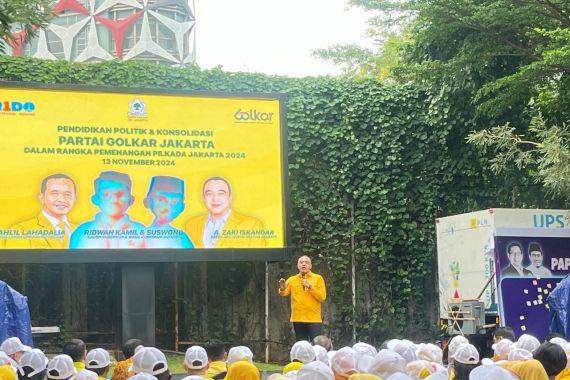 Ahmed Zaki Iskandar Minta Kader Golkar Bekerja Keras Memenangkan Ridwan Kamil-Suswono - JPNN.COM