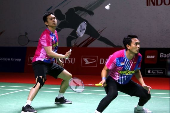 Kurang Beruntung di Istora, Ahsan/Hendra Cari Pelampiasan di Malaysia Open 2022 - JPNN.COM