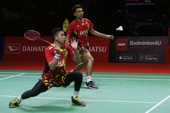 Fajar/Rian Percaya Diri Hadapi Indonesia Open 2022 setelah Juara Indonesia Masters - JPNN.COM