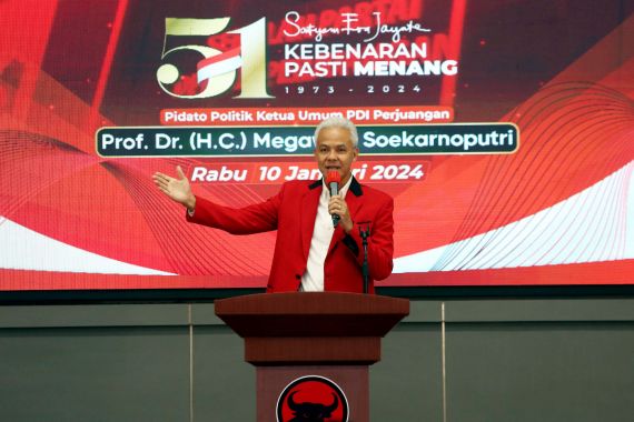 Suarakan Perubahan Nasib di HUT PDIP, Ganjar Beber 3 Keluhan Utama Rakyat - JPNN.COM