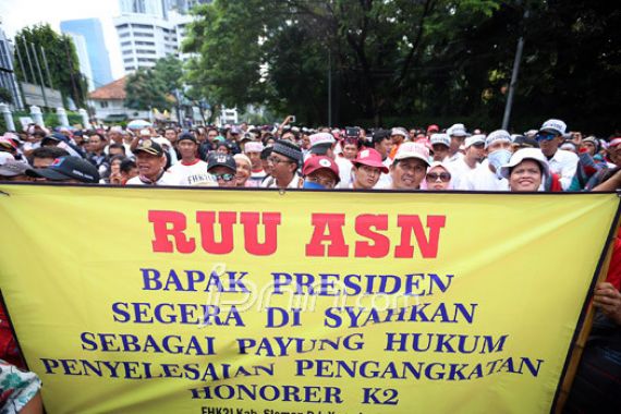 Honorer K2 dan PTT yang Sabar, Revisi UU ASN Pasti Dibahas - JPNN.COM