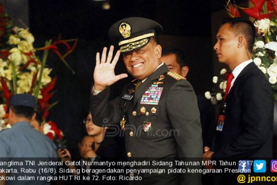 Jenderal Gatot Bantah Ditegur Jokowi Gara-Gara Senpi Ilegal - JPNN.COM