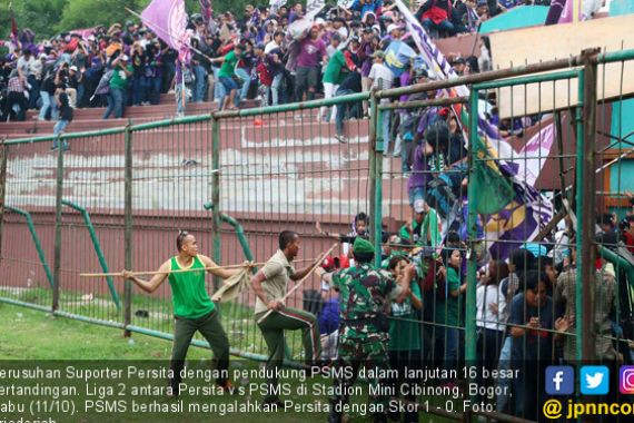 Untuk Sementara Prajurit TNI Dilarang Masuk Stadion - JPNN.COM