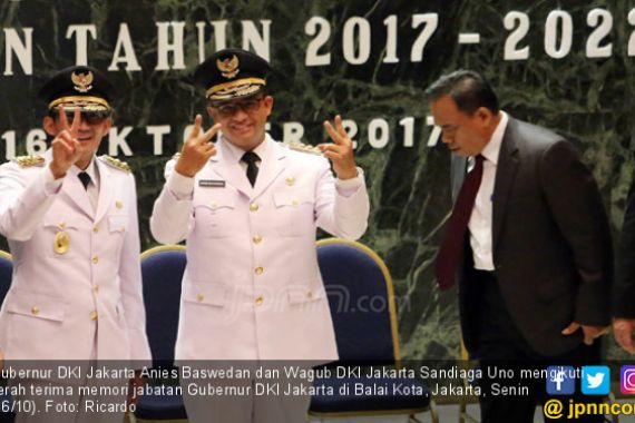 Jika PAD DKI Rp 50 Triliun, Ini Tunjangan untuk Anies-Sandi - JPNN.COM