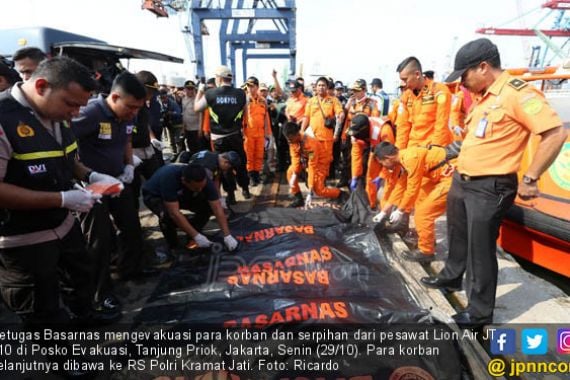 Pray for JT610, Basarnas Sudah Serahkan 49 Kantong Jenazah - JPNN.COM