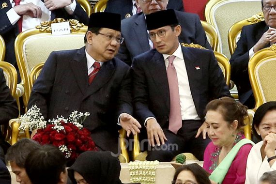 Konon Begini Respons Prabowo saat Sandiaga Pamit Tinggalkan Gerindra - JPNN.COM