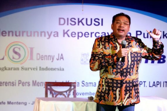 Denny JA Gunakan Inovasi AI Untuk Pantau Pemenangan Pilpres - JPNN.COM