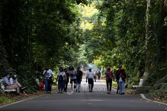 Libur Lebaran, 10 Ribu Pengunjung Padati Kebun Raya Bogor - JPNN.COM