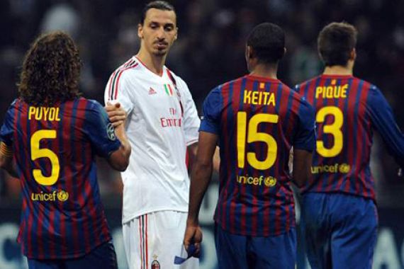 Ibra Sampaikan Kaos Dukungan Tranplantasi Hati ke Abidal - JPNN.COM