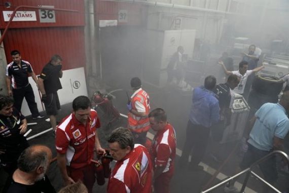 Garasi Tim Williams Terbakar, 16 Orang Terluka - JPNN.COM