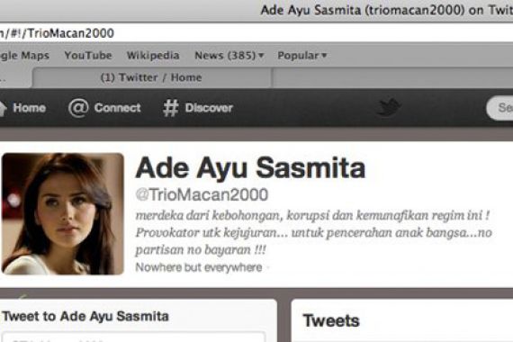 Sosok di Balik Akun Twitter Triomacan2000 - JPNN.COM