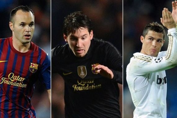 Messi, CR7, Iniesta Bersaing jadi Pemain Terbaik - JPNN.COM