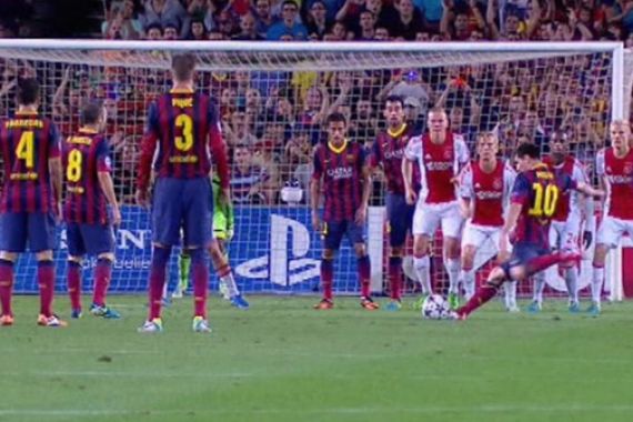 Messi Bawa Barca Unggul Sementara 1-0 - JPNN.COM