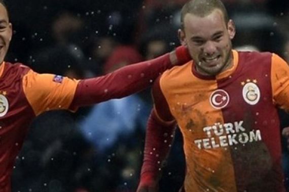 Gol Sneijder Antar Galatasaray ke 16 Besar - JPNN.COM