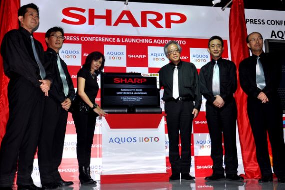 Sharp Suguhkan TV Layar Datar Suara Menggelegar - JPNN.COM