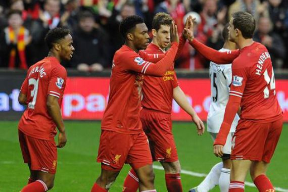 Drama 7 Gol, Liverpool Kalahkan Swansea 4-3 - JPNN.COM