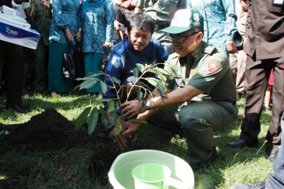 Timnas U-19 Tanam Pohon Bareng Bareng Bupati Banyuwangi - JPNN.COM